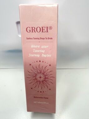 Watermelon Sunless Tanning Drops to Drink - Pink